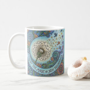 De Café Caneca Personalizada Confie na Magia dos Novos Com