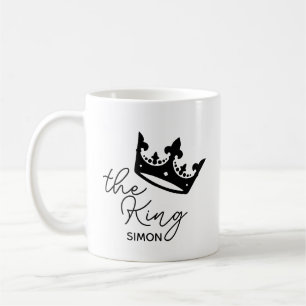 De Café Caneca Personalizada Coroa do Rei Presente marido