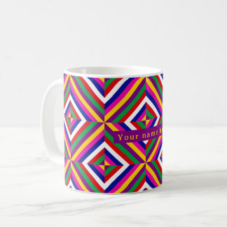 De Café Caneca Personalizada Cosmos-infinito - Amarelo/Rox