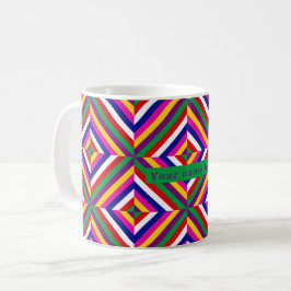 De Café Caneca Personalizada Cosmos-infinito - Roxo/Verde