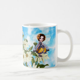 De Café Caneca personalizada da fada da borboleta