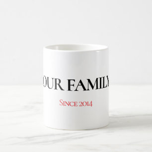 De Café Caneca Personalizada da Nossa Família