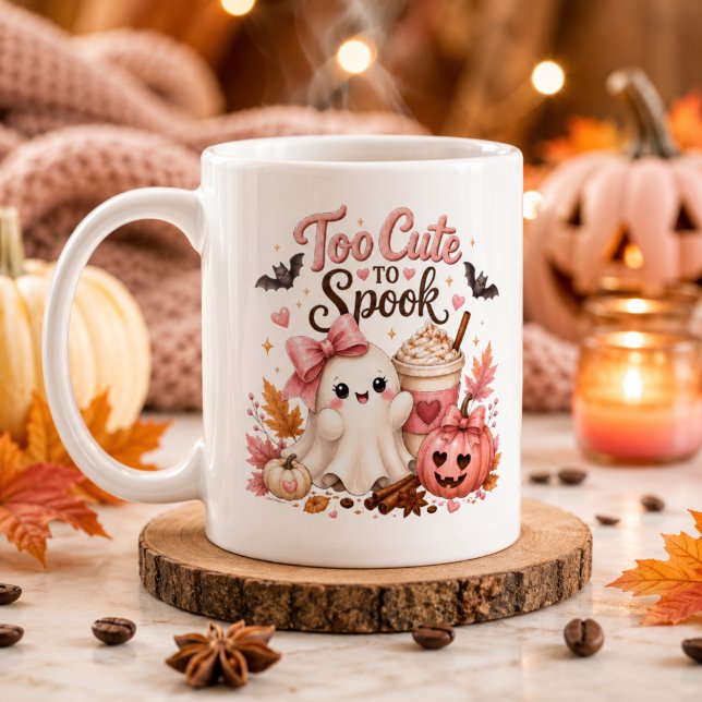 De Café Caneca Personalizada da Temporada da Abóbora com F (Criador carregado)