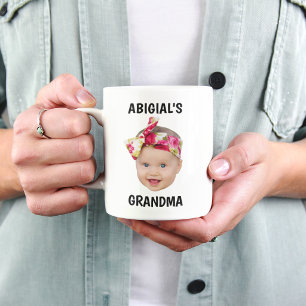 De Café Caneca Personalizada da Vovó com Foto e Nome do Be