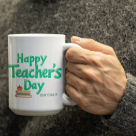 De Café Caneca Personalizada Dia dos Professores Feliz
