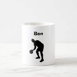 De Café Caneca personalizada do "basquetebol"