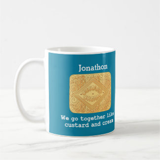 De Café Caneca personalizada do biscoito do namorado