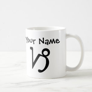 De Café Caneca personalizada do Capricórnio - caneca do