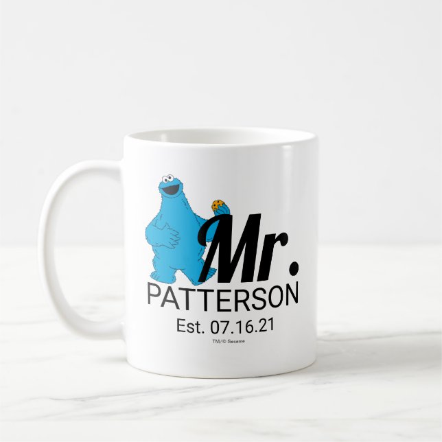 De Café Caneca Personalizada do Casal do Monstro Come Bisc (Esquerda)