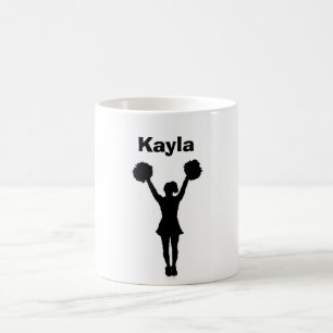 De Café Caneca personalizada do "cheerleader"
