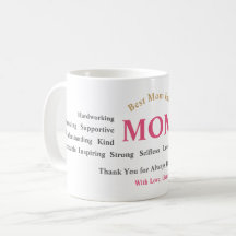 Caneca personalizada do Dia das Mães
