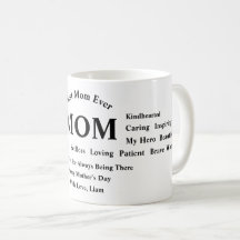 Caneca personalizada do Dia das Mães