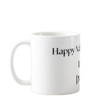 Caneca personalizada do Dia dos Namorados da namor