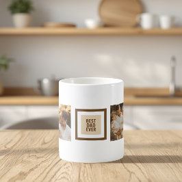 De Café Caneca personalizada do Dia dos Pais com Fotos – “