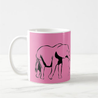 De Café Caneca personalizada do elefante