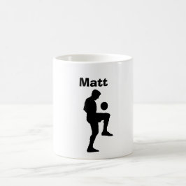 De Café Caneca personalizada do "futebol" (homem)