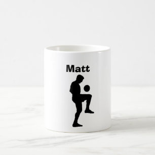 De Café Caneca personalizada do "futebol" (homem)