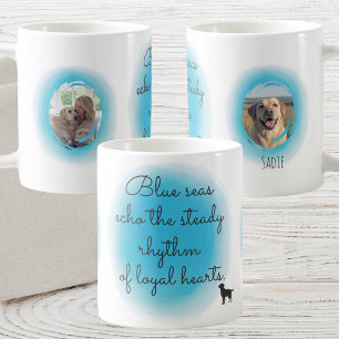 De Café Caneca Personalizada do Labrador Retriever em Água