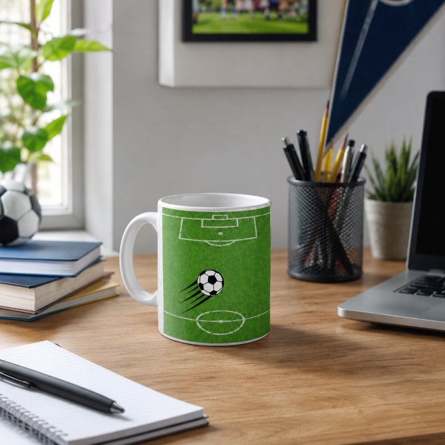 De Café Caneca Personalizada do Mundo do Futebol (Criador carregado)