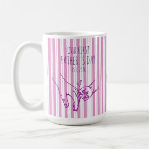 De Café Caneca Personalizada do Nosso Primeiro Dia dos Pai