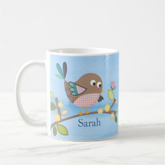 De Café Caneca personalizada do pássaro