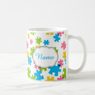De Café Caneca personalizada do quebra-cabeça parte Paste