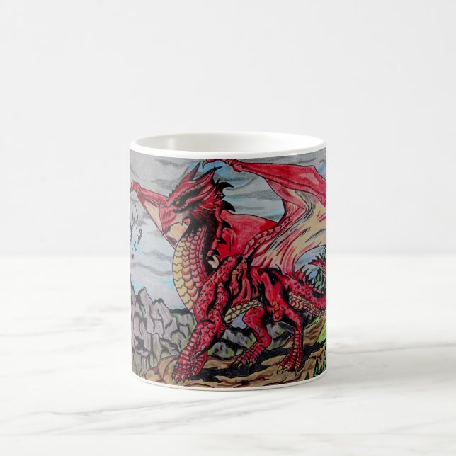 De Café Caneca personalizada - Dragão (Centro)