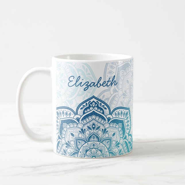 De Café Caneca Personalizada Eira Mandala (Esquerda)