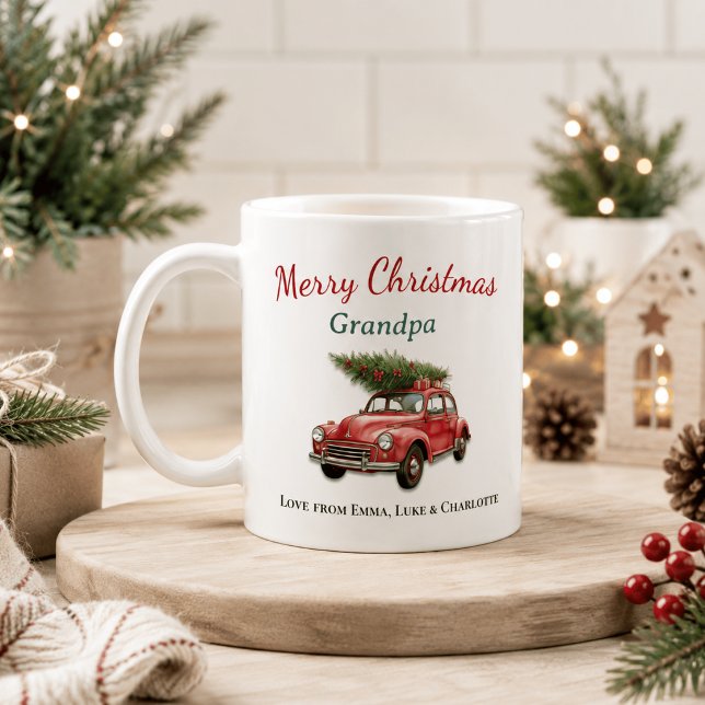 De Café Caneca Personalizada Feliz Natal Vô (Criador carregado)