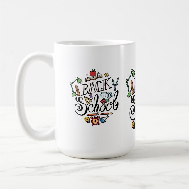 De Café Caneca Personalizada Fofa para Volta às Aulas (Esquerda)