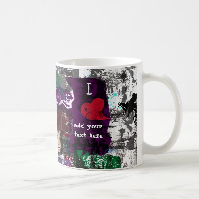 De Café Caneca personalizada grafites (Direita)