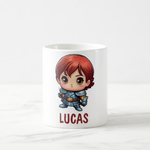 De Café Caneca Personalizada Infantil Cavaleiro Cômico