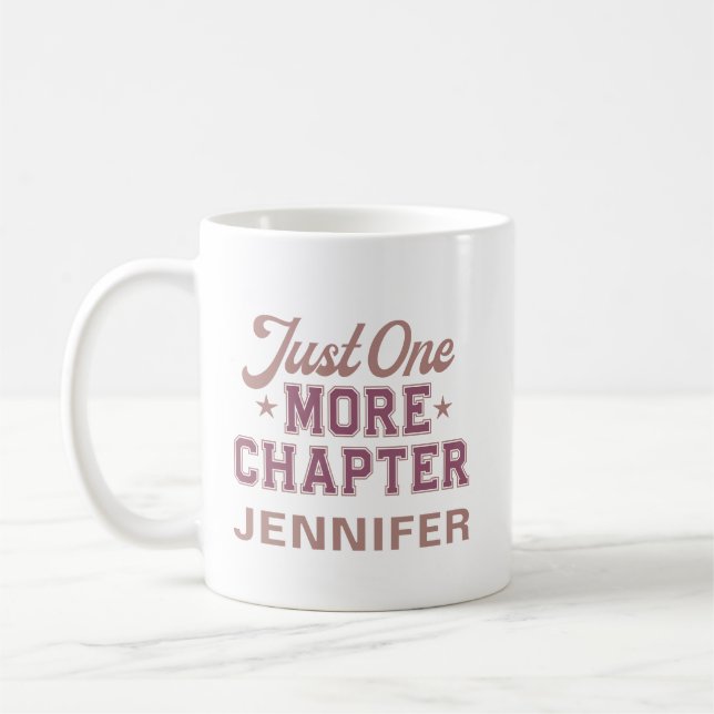 De Café Caneca Personalizada Just One More Chapter Para Am (Esquerda)