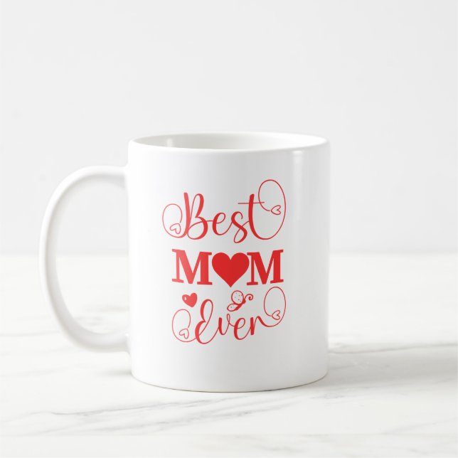 De Café Caneca Personalizada Melhor Mãe do Mundo - Present (Esquerda)
