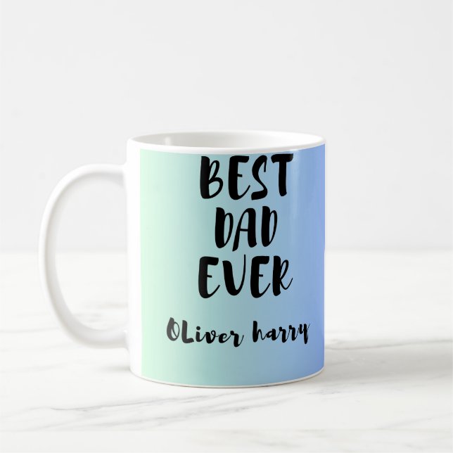 De Café Caneca Personalizada Melhor Pai do Mundo  (Esquerda)