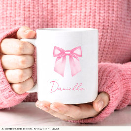 De Café Caneca Personalizada Moderna Elegante com Nome e L