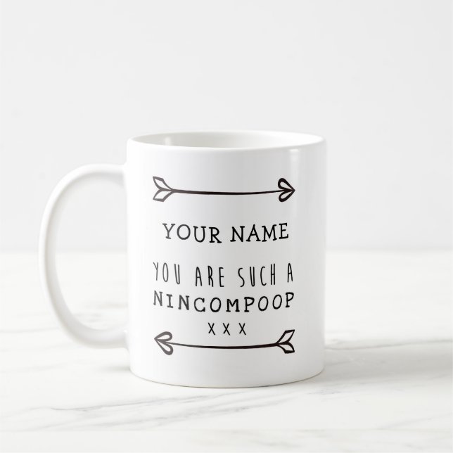 De Café Caneca personalizada - Nincompoop - caneca (Esquerda)