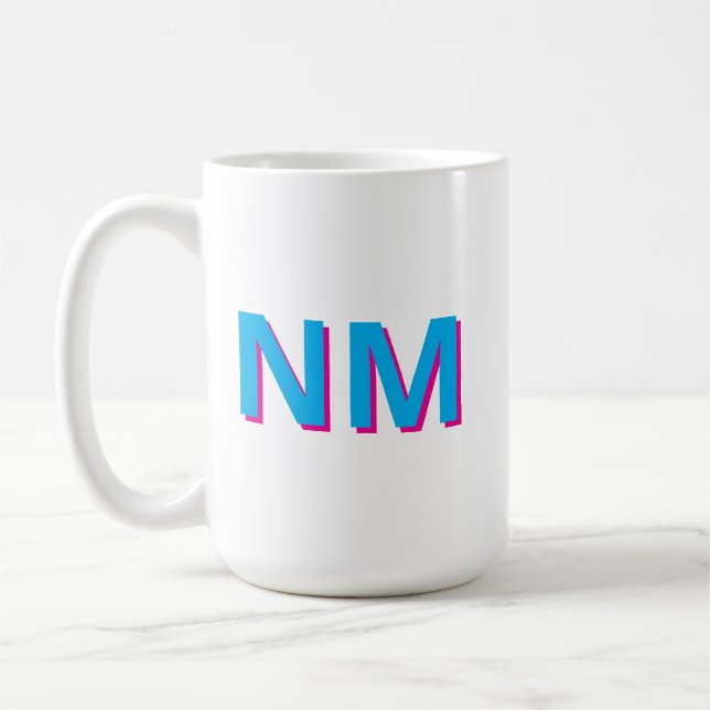 De Café Caneca personalizada nome caneca letra estilo fofo (Esquerda)