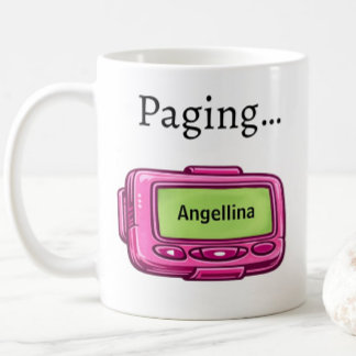 De Café Caneca Personalizada Nome Divertido Pager