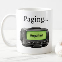 Caneca Personalizada Nome Divertido Presente Pager