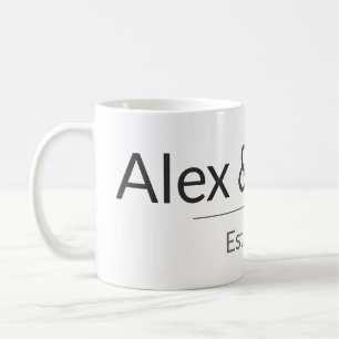 De Café Caneca Personalizada para Casais – Nomes e Ano Per