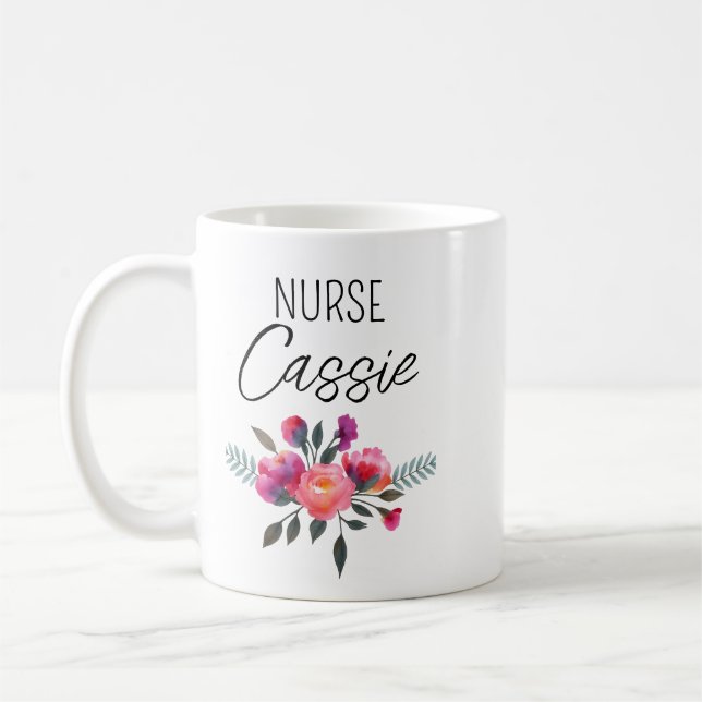 De Café Caneca personalizada para enfermeira / Presente pa (Esquerda)