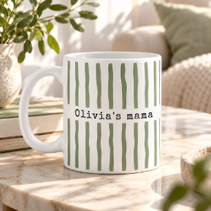 De Café Caneca Personalizada para Mamãe com Nome das Crian