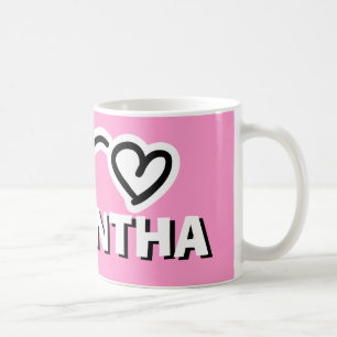 De Café Caneca personalizada para meninas com nome persona
