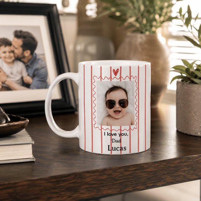 De Café Caneca Personalizada para o Papai com Foto do Bebê (Criador carregado)