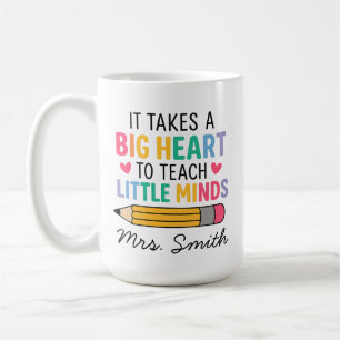 De Café Caneca personalizada para professor, nome do profe