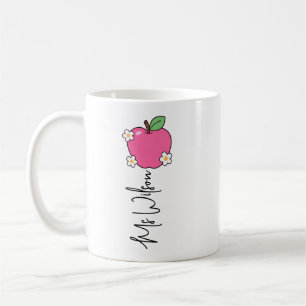 De Café Caneca personalizada para professor, Nome personal