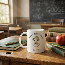 De Café Caneca Personalizada para Professores 'O Ganso Est