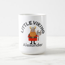 Caneca Personalizada Pequeno Viking para Crianças 