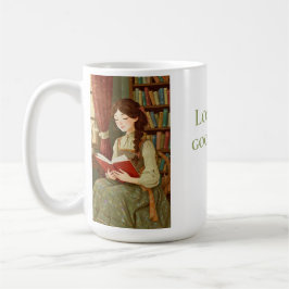 De Café Caneca Personalizada “Perdida em um Bom Livro”